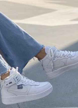 Высокие кроссовки nike air force3 фото