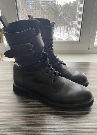 Черевики шкіряні massimo dutti