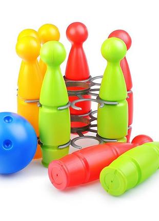 Ігровий набір для боулінгу павутинка 9 , 9 кеглів, куля
