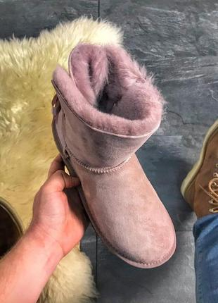 Ugg mini bailey bow 2 , уггі жіночі2 фото