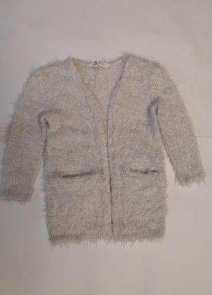 Свитер - кардиган h&m с карманами на 2-4 годика, рост 98-104 см