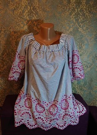 Женская блуза кружево решелье блузка блузочка футболка большой размер батал 50 /52/543 фото