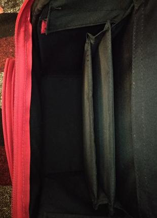 Рюкзак/портфель каркасний, чорно-червоний, bagland 12 л., кіт саймон5 фото