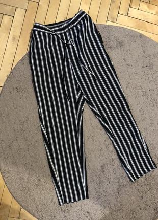 Брюки в полоску h&m
