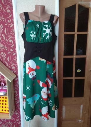 Плаття красиве новорічне,великий розмір 3xl