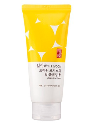 Мягкая освежающая пенка illiyoon fresh moisture deep cleansing foam