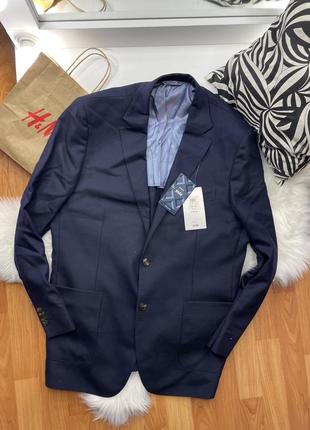 Шикарнейший новый брендовых пиджак жакет шерсть moss eur 54