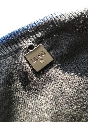 Черный свитер-туника с кашемиром8 фото
