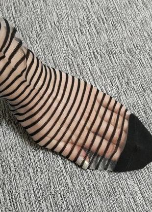 Фатиновые носочки. носки в полоску2 фото