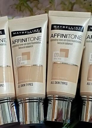 Maybelline тональный крем affinitone, с аргановым маслом4 фото