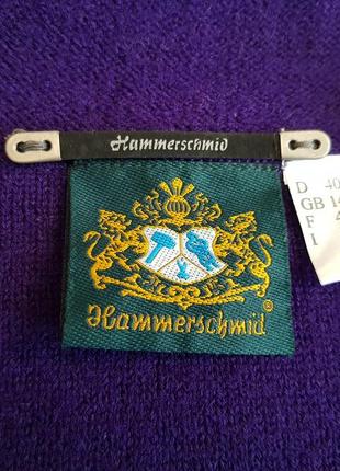 Дизайнерский шерстяной кардиган дорогой бренд Jammerschmid, нитевичка5 фото