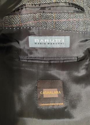 Шикарний чоловічий піджак barutti, кашемір, merino wool.4 фото