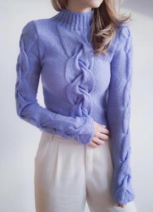 Стильный свитер ручной работы1 фото