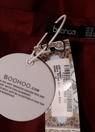 Новая брендовая стильная блуза рубашка  р.14 от boohoo5 фото