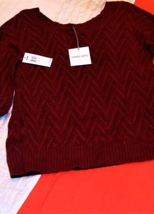 Стильний светр з оголеними плечима6 фото