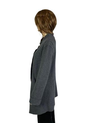 Шерстяной удлиненный пиджак -пальто с ассиметричным низом oska4 фото