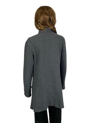 Шерстяной удлиненный пиджак -пальто с ассиметричным низом oska5 фото