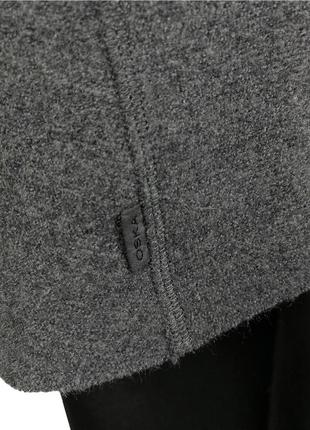 Шерстяной удлиненный пиджак -пальто с ассиметричным низом oska7 фото