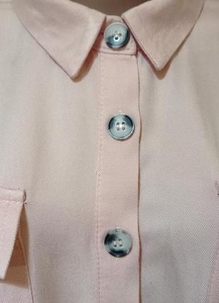 Блуза рубашка оверсайз р.54-56 натуральная ткань2 фото