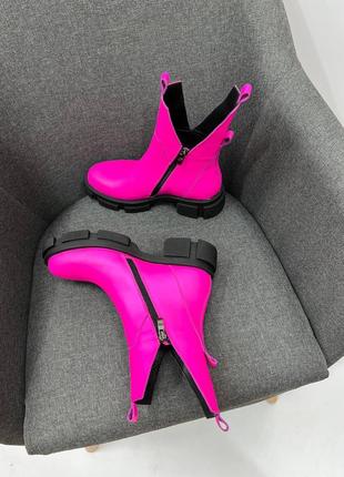 Екслюзивні черевики з італійської шкіри жіночі5 фото