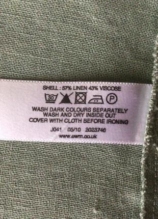 Пиджак из натуральной ткани (лен в составе) бренда ewm британия9 фото