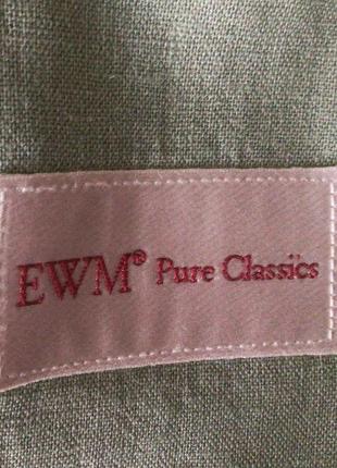 Пиджак из натуральной ткани (лен в составе) бренда ewm британия10 фото