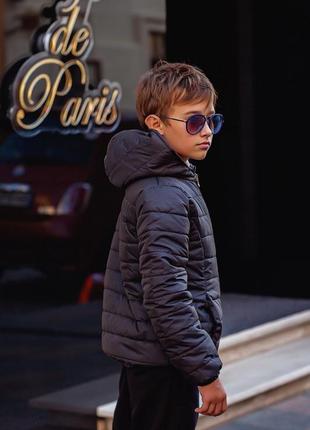 Весенняя куртка двухсторонняя для мальчика6 фото