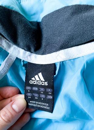 Adidas оригинал. двойная крутка демисезонная (именная) лыжная, подстежка голубая8 фото