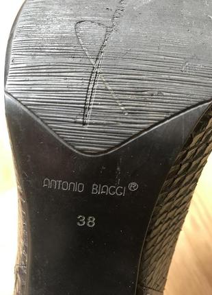 Шкіряні ботильйони відомого бренду antonio biaggi4 фото