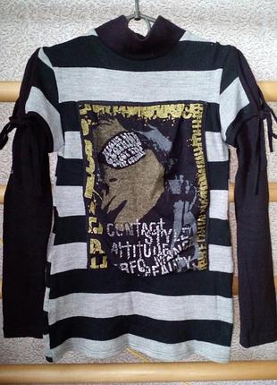 Кофта -туніка, светр. тепленька. exclusive