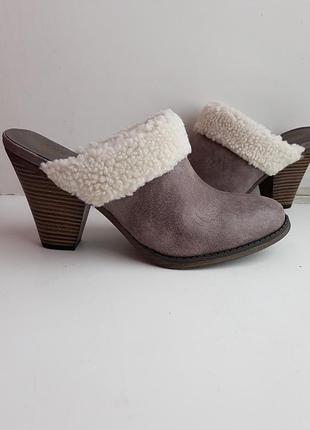 Нові в коробці сабо mia з хутром, р. 38