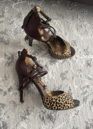 Босоніжки nine west, зверху шкіра