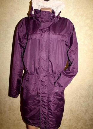 М. разм. длинная парка cotton traders. очень красивая