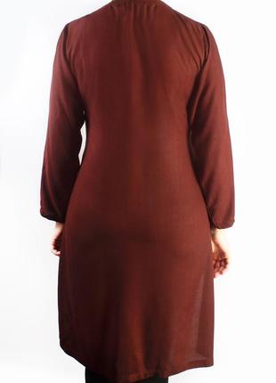Эксклюзивное платье-туника в стиле этно/бохо с вышивкой3 фото