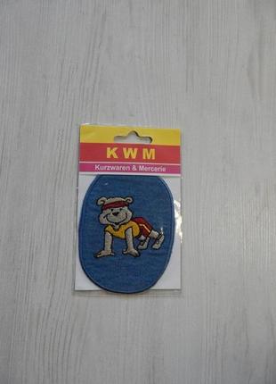 Термоаппликация мишка kwm германия
