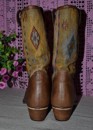 Р. 39 - 25 див. spm чоботи з орнаментів етно-стиль козачки фірмові, оригінал.2 фото