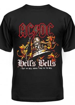 Футболка ac dc hells bells