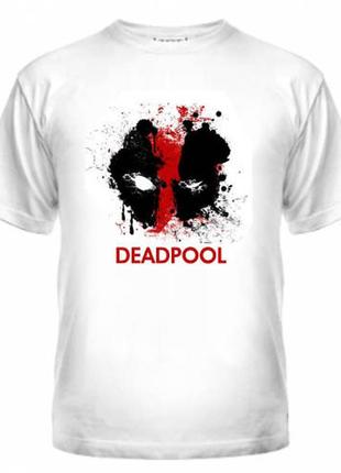 Футболка бавовняна з коротким рукавом принт deadpool, дэдпул1 фото