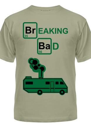 Мужская летняя футболка с рисунком фургон, во все тяжкие1 фото