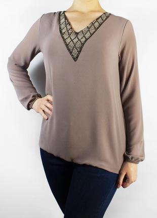 Нарядная / праздничная женская кофточка-пуловер со стразами