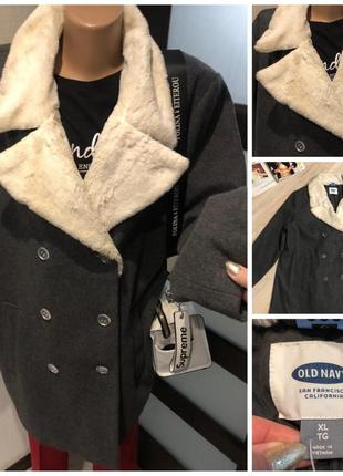 Натуральная шерсть стильное пальто пиджак жакет