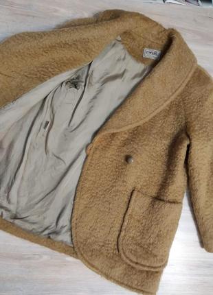 Натуральна вовна стильне пальто, піджак, жакет4 фото
