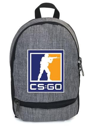 Рюкзак cs go counter-strike (csgo-004) сірий