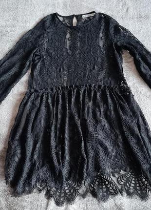 ✅✅✅ распродажа   черная кружевная туника платье блузка lucy wang4 фото