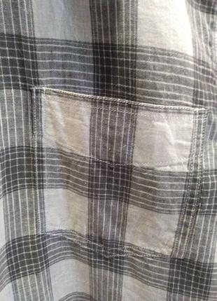 Льняная рубашка george, размер м, большемерит4 фото