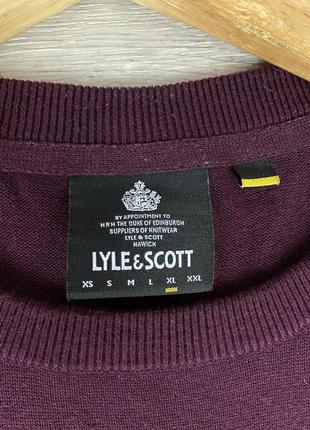 Чоловічий светр кофта lyle&scott4 фото