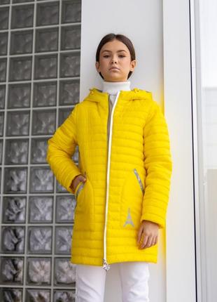 Куртка модель каролина желтый