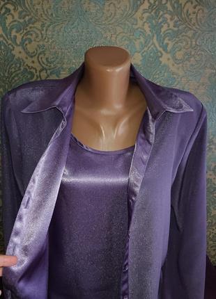 Красивая женская блуза обманка рубашка блузка блузочка большой размер батал 50/52