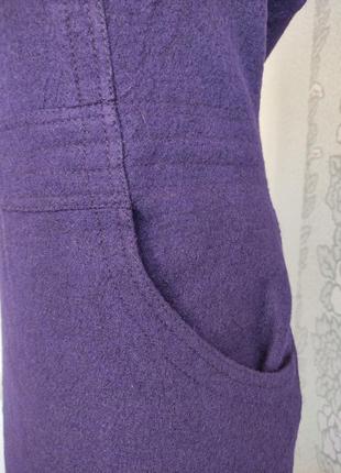 Класичне брендове плаття сарафан фіолетове тепле шерсть.5 фото