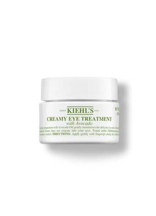 Крем для шкіри навколо очей з авокадо creamy eye treatment avocado kiehl's 14 гр